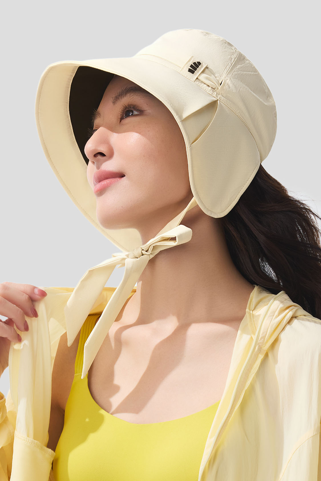 Stylish Women's Sun Hat with Ribbon - UPF 50+ UV Protection for Beach, Garden & Outdoor Activities