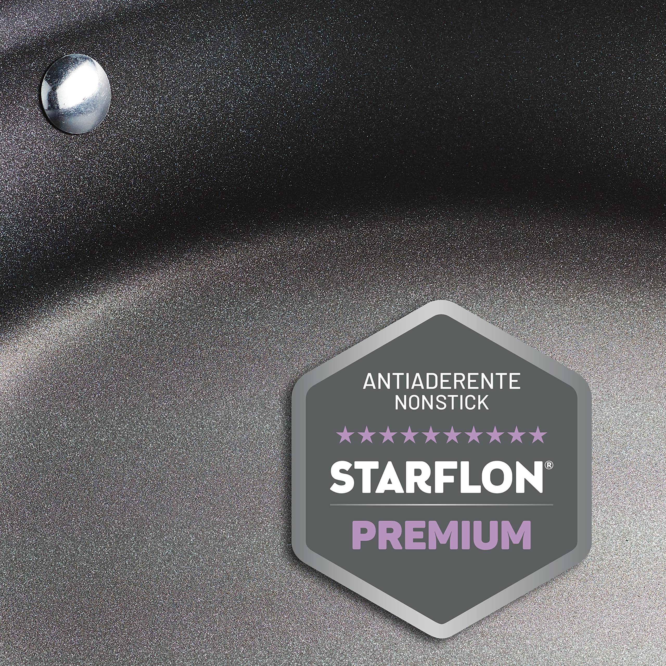 Tramontina 10-Inch Nonstick Frying Pan - Tri-Ply Stainless Steel Skillet with Durable Nonstick Coating, Oven & Dishwasher Safe (Up to 500°F) - Perfect for Searing, Sauteing & Everyday Cooking