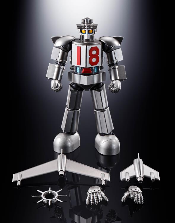 Bandai Soul of Chogokin GX-101X Daitetsujin 18 Die-Cast Action Figure - Collectible Robot Toy for Anime Fans & Model Kit Enthusiasts (Perfect for Display, Gifts & Anime Collections)