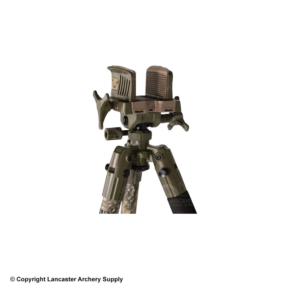 BOG DeathGrip Tripod - Realtree EXCAPE Camo Hunting Tripod for Rifle, Crossbow & Spotting Scope - Perfect for Deer Hunting, Target Shooting & Outdoor Adventures