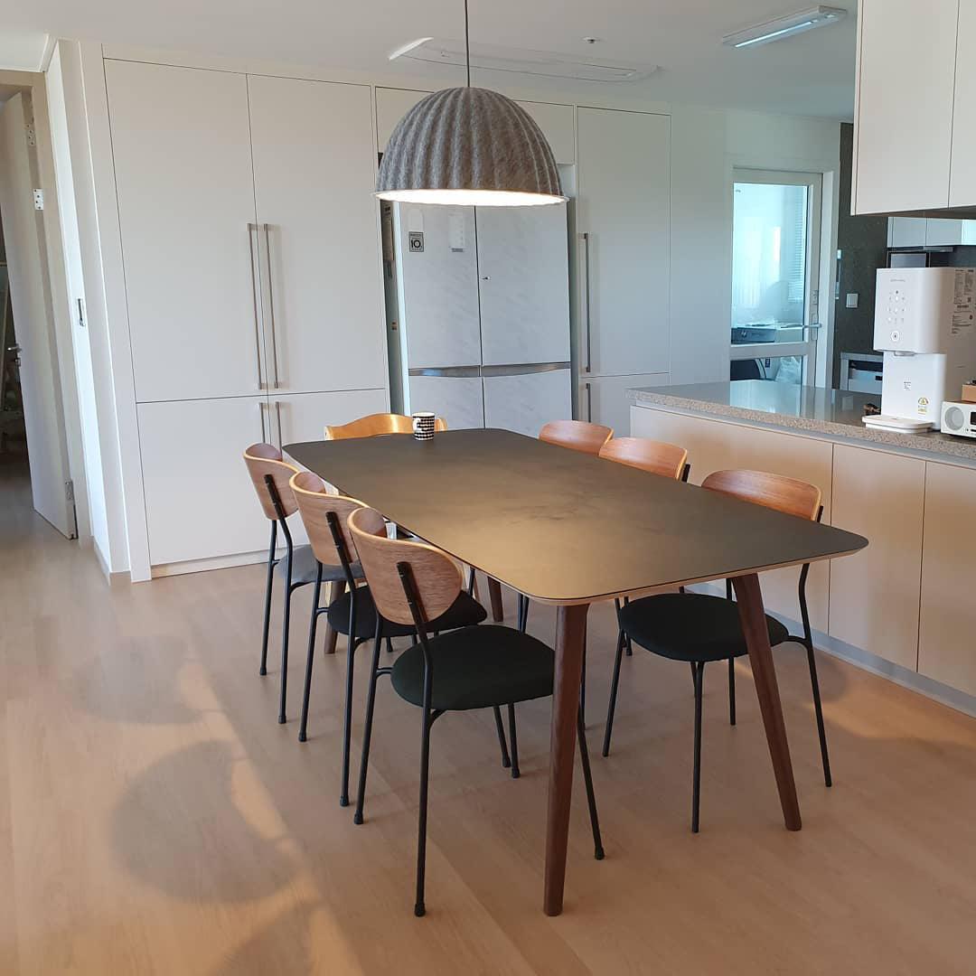Modern Felt Harmony Pendant Light - Handmade Scandinavian Style Hanging Lamp for Dining Room, Kitchen Island, or Bedroom Lighting
