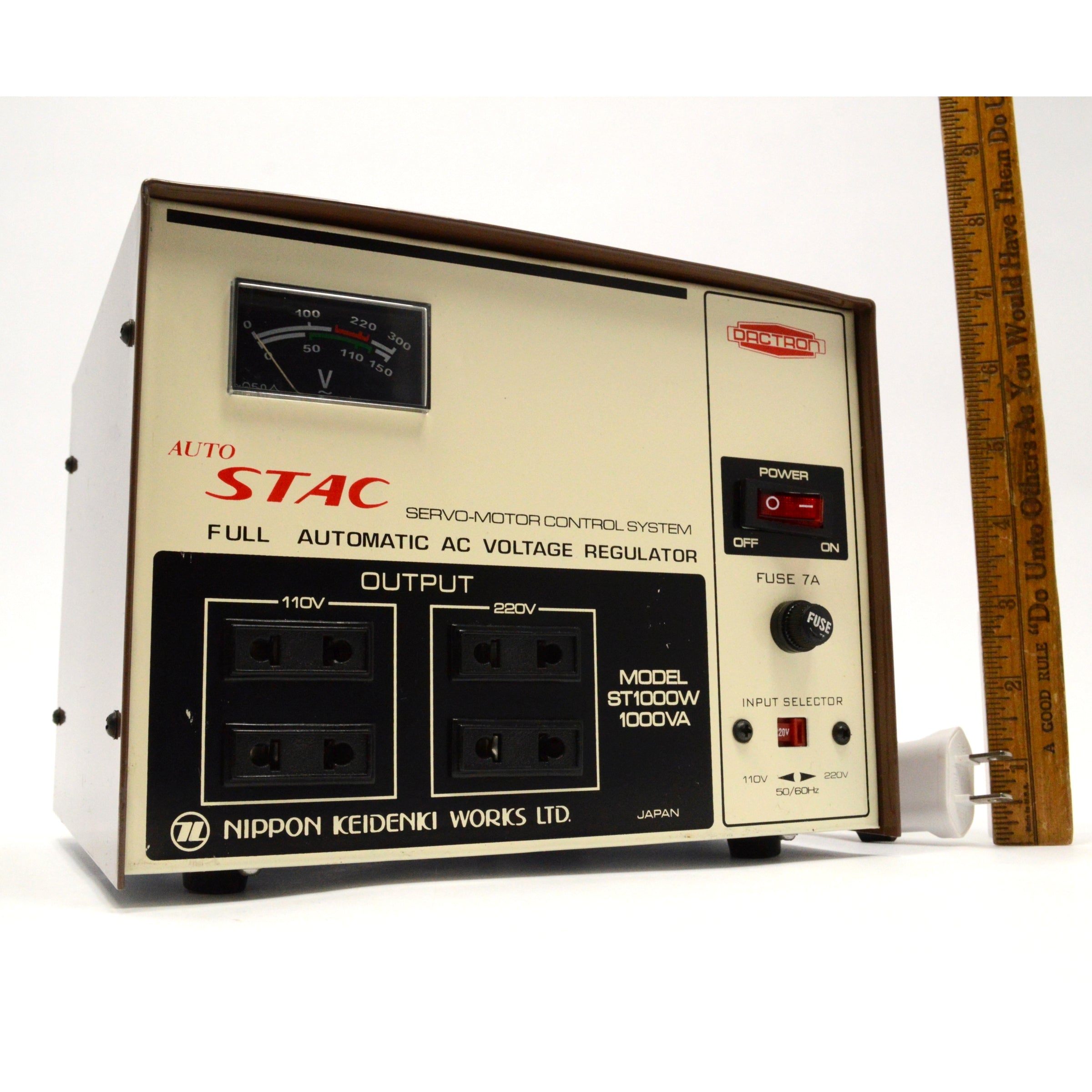 Refurbished DACTRON Auto Stack SERVO MOTOR CONTROL SYSTEM Model ST1000W 1000VA - Perfect for Industrial Automation & CNC Machinery Applications