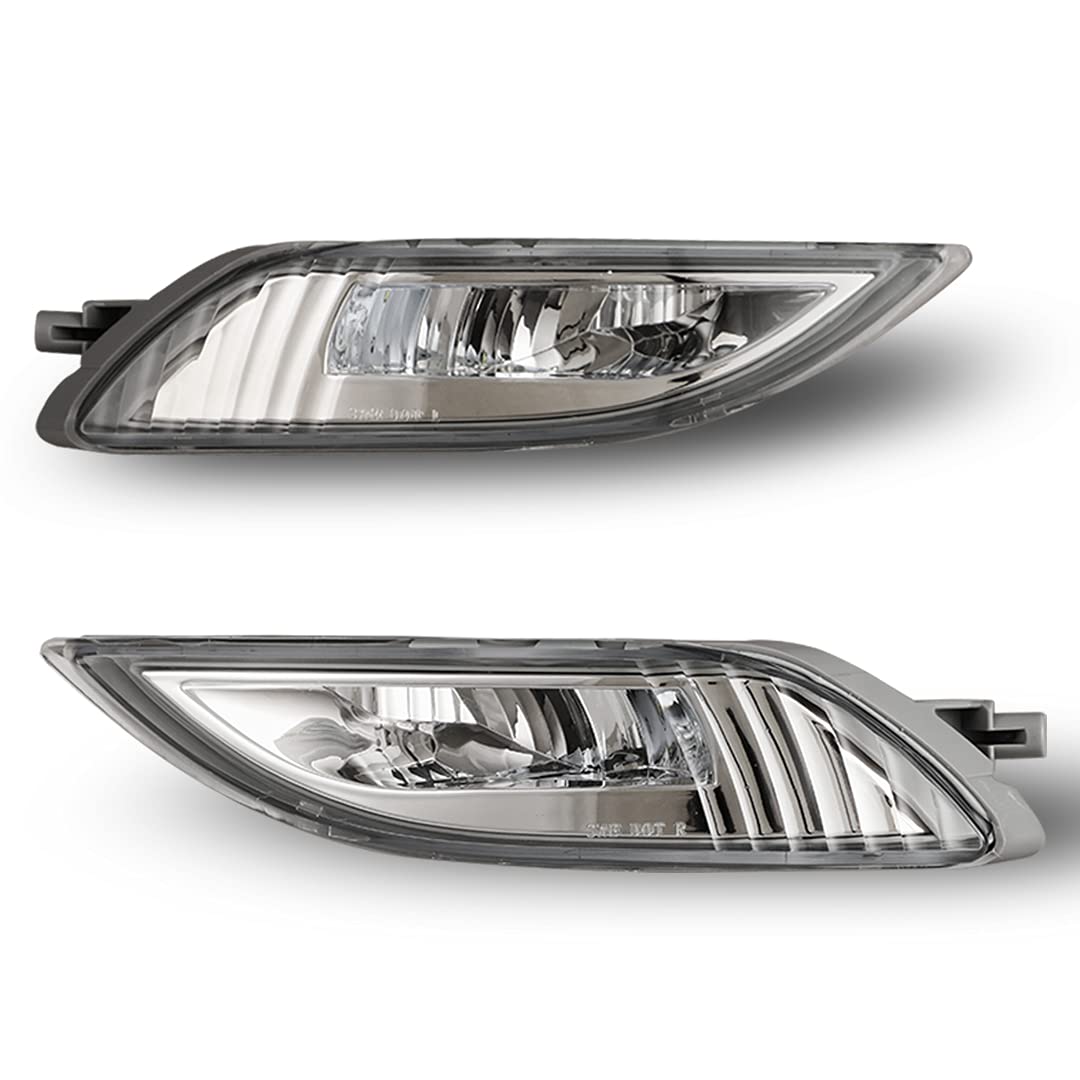 WolfX LED Fog Lights for 2006-2010 Toyota Sienna - Bright Replacement Driving Fog Lamps with Switch & Wiring Kit (Clear Lens) - Perfect for Night Driving & Foggy Conditions