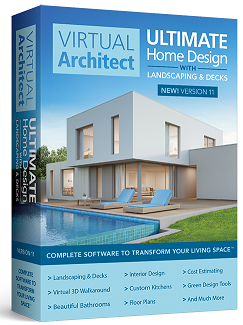 Avanquest Ultimate Home Design Software with Landscaping & Decks 11 - Download for DIY Home Renovation, Interior Design & Outdoor Planning | Perfect for Homeowners, Architects & DIY Enthusiasts