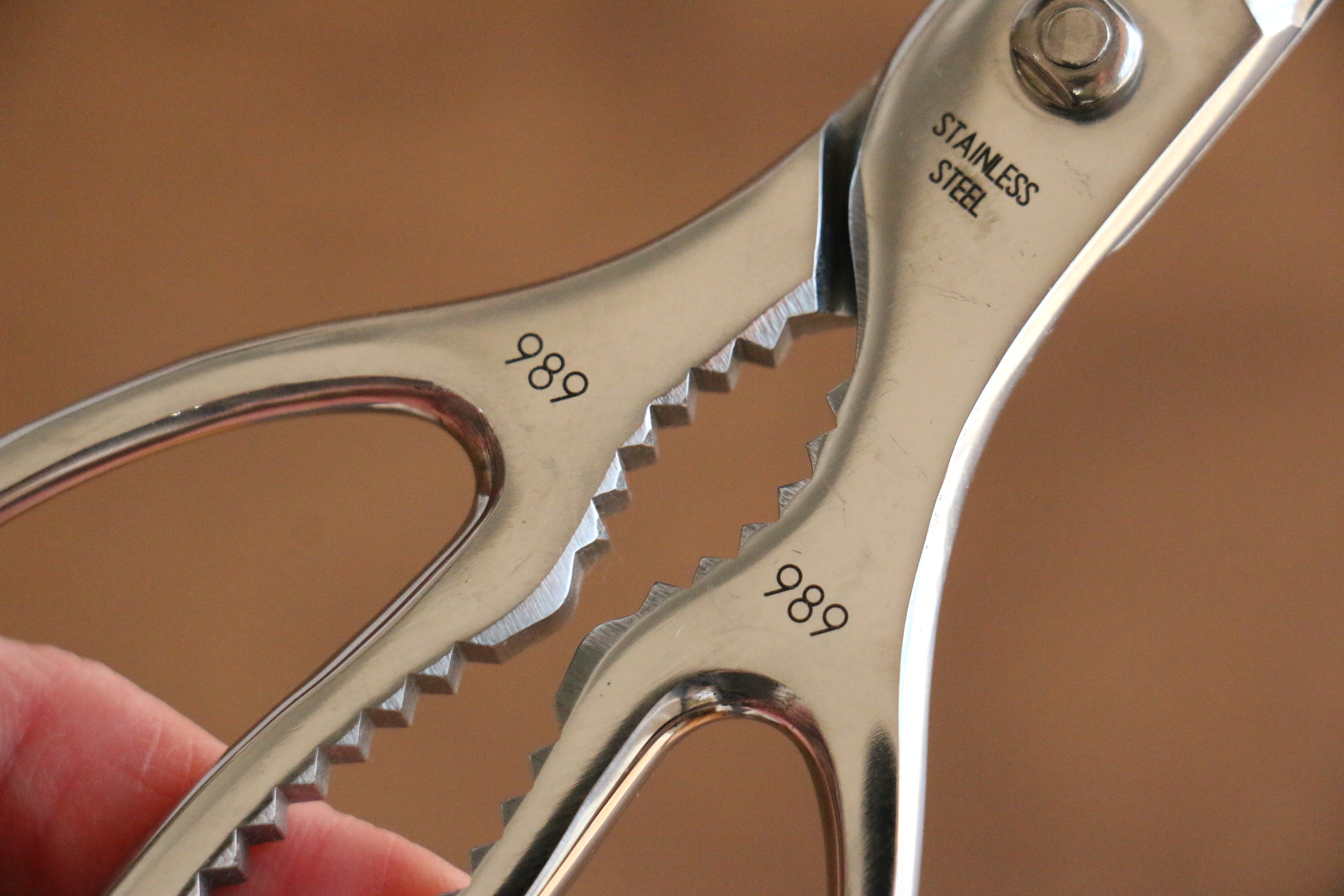 Premium Kokkusan Stainless Steel Kitchen Scissors - Heavy Duty Multi-Purpose Food Shears for Cutting Meat, Herbs, Poultry - Perfect for Cooking, Baking & Food Prep