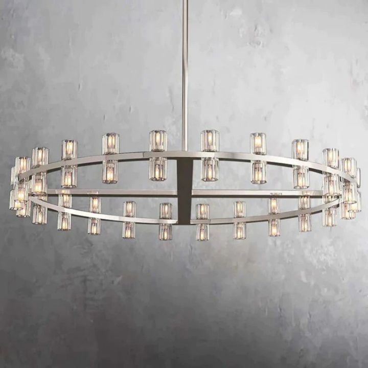 Customized Aurora Wine Glass Round Chandelier 24