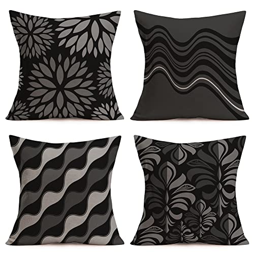 4pc Black Geometry
