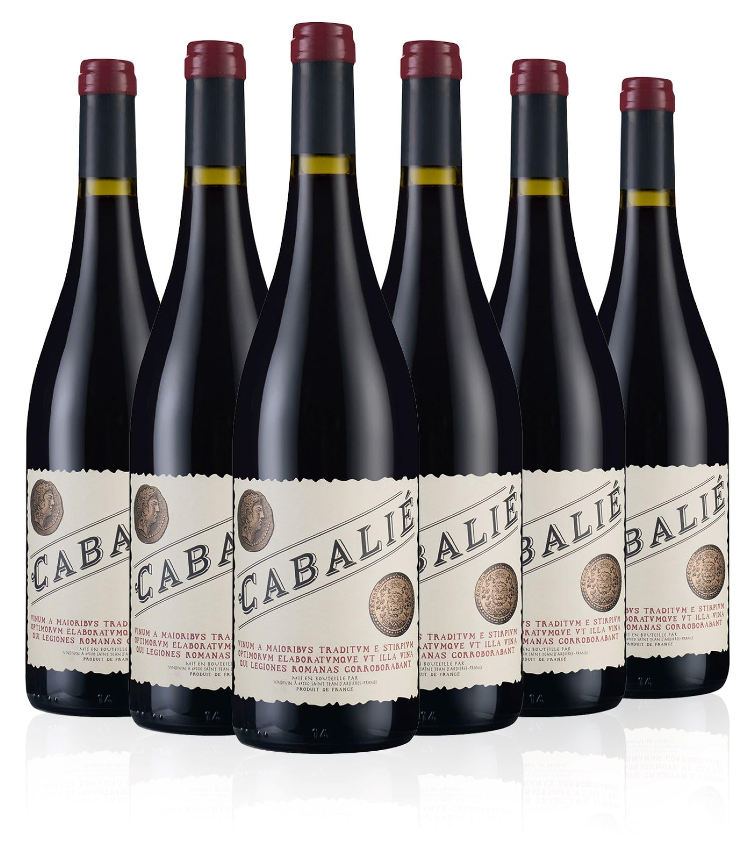 Laithwaites Cabalié Red Wine - 6 Bottles (75cl) - 13% ABV - Premium French Red Wine from Pays d'Oc IGP - Grenache Blend, Rich & Ripe Flavor - Award-Winning Customer Favorite - Perfect for Dinner Parties, Gifts & Wine Collections