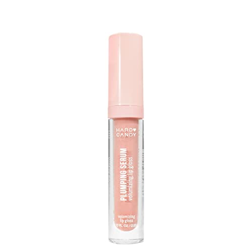 Hard Candy Plumping Serum Lip Gloss - First Kiss Mauve | Hydrating & Volumizing Lip Gloss for Full Lips | Perfect for Date Night & Special Occasions