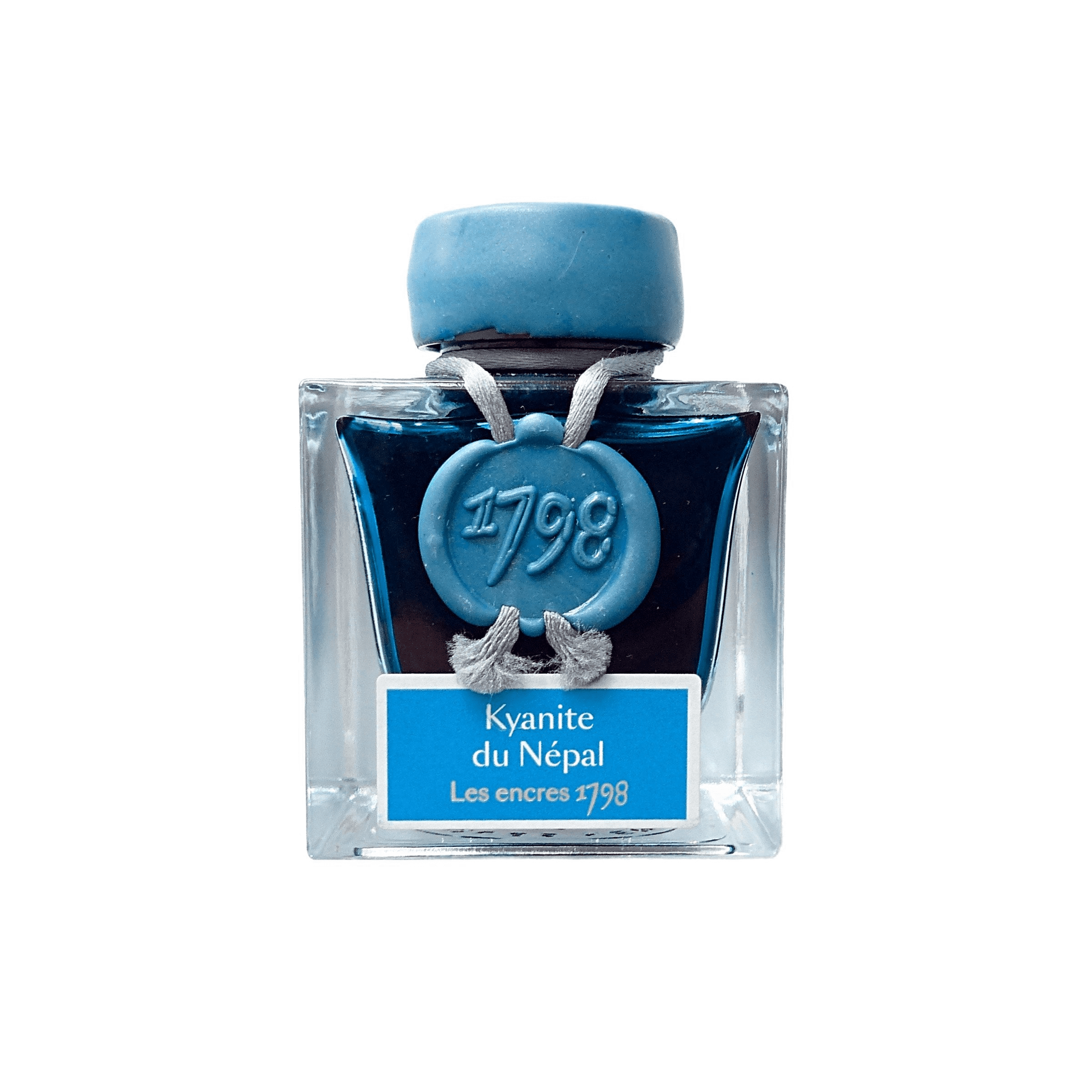 J. Herbin 1798 Anniversary Kyanite de Nepal Fountain Pen Ink - 50ml Bottle for Calligraphy, Writing & Art - Perfect for Journals, Letters & Creative Projects