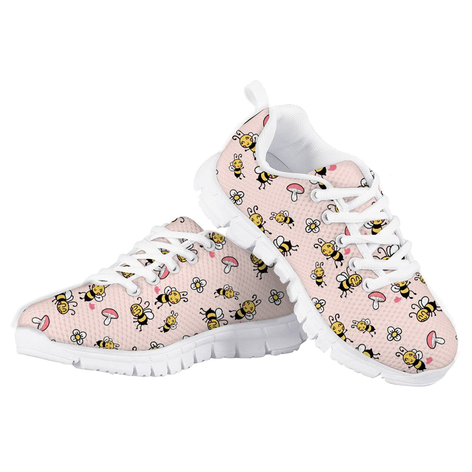 LED Light Up Running Shoes for Boys & Girls - Breathable Mesh Athletic Sneakers for Tennis, School & Sports - Comfortable Lace-Up Shoes for Kids & Youth - Perfect for Night Running, Gym Class & Outdoor Play