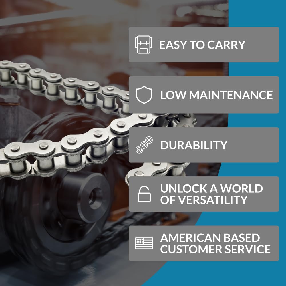 PGN Roller Chain Breaker Tool for #420 #425 #428 #520 #525 #530 Chains - Professional Motorcycle & Bicycle Chain Splitter for Repair and Replacement - Perfect for DIY Bike Maintenance and Chain Adjustments