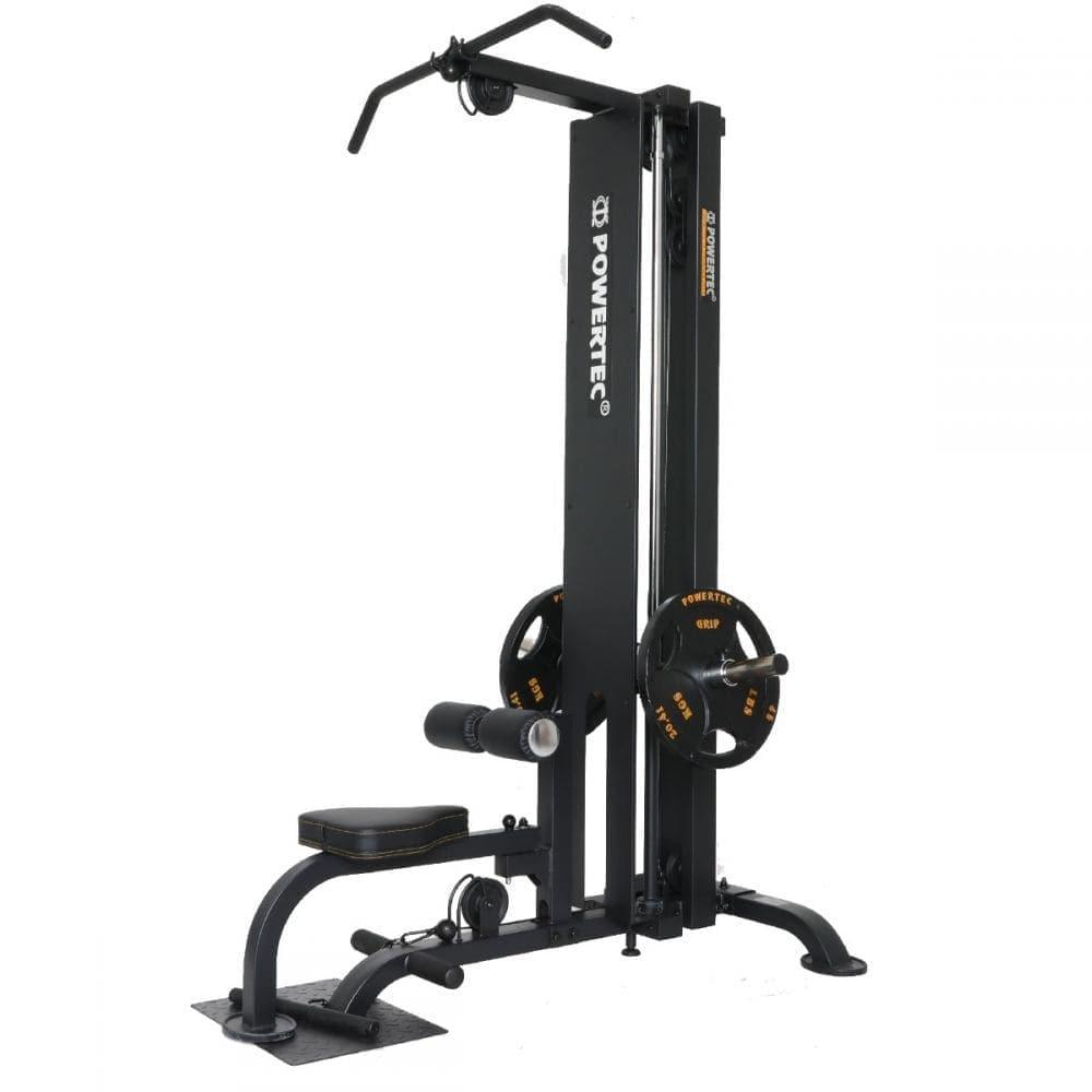 Powertec Lat Pulldown Machine - Heavy Duty Gym Equipment for Home & Commercial Use - Perfect for Strength Training & Back Workouts