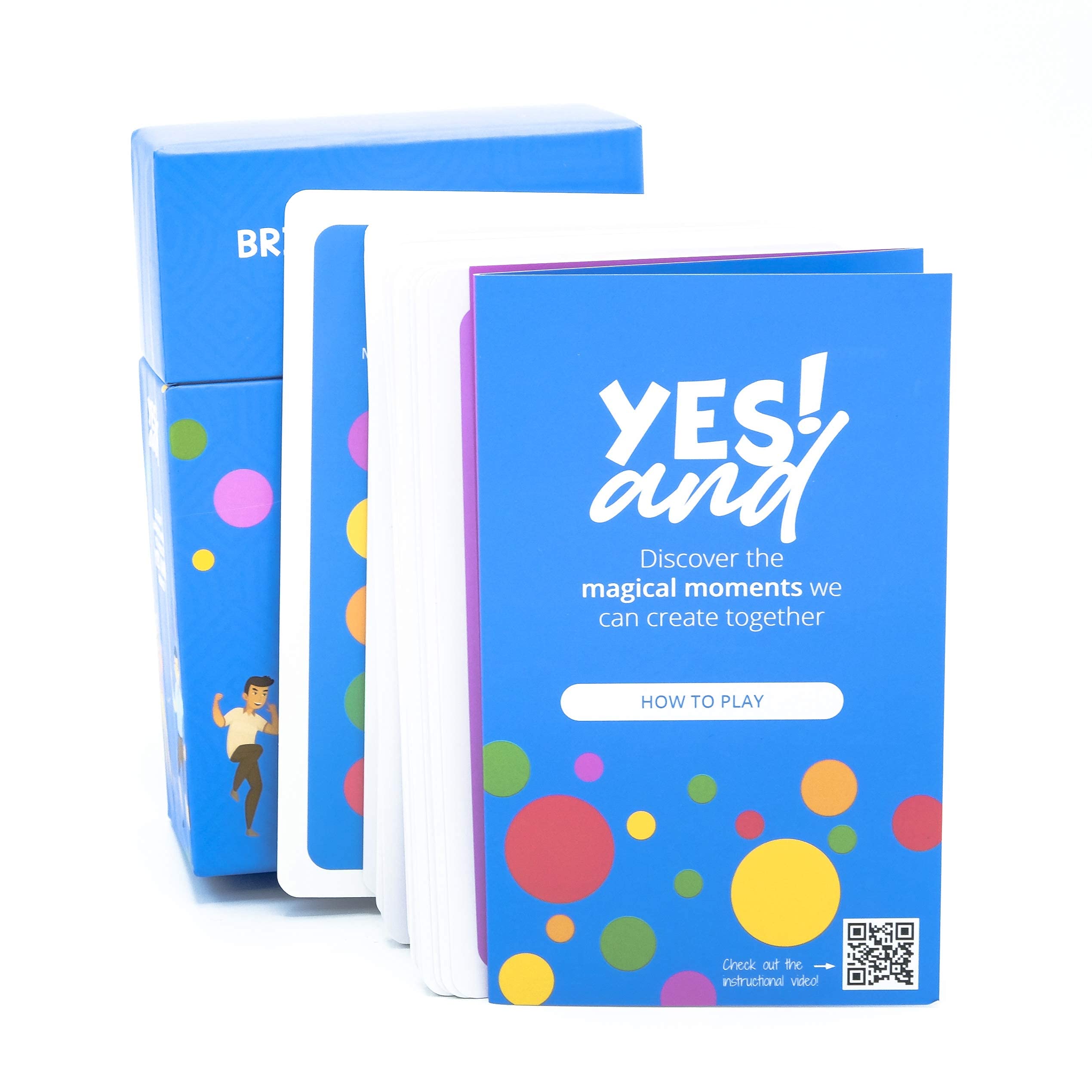 Yes And: Improv Comedy Card Game - Fun Family-Friendly Party Game for Adults, Teens & Kids | Perfect for Game Nights, Team Building & Icebreaker Activities