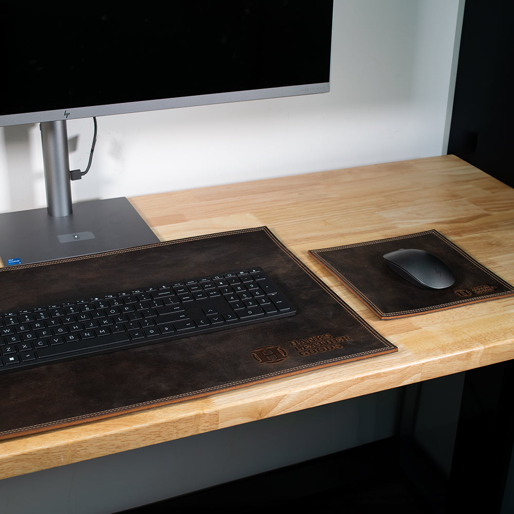 Premium Large Desk Pad & Mouse Pad Set - Non-Slip Waterproof Office Desk Mat for Work, Gaming, Writing - Perfect for Home Office, Computer Desk, and Workspace Organization