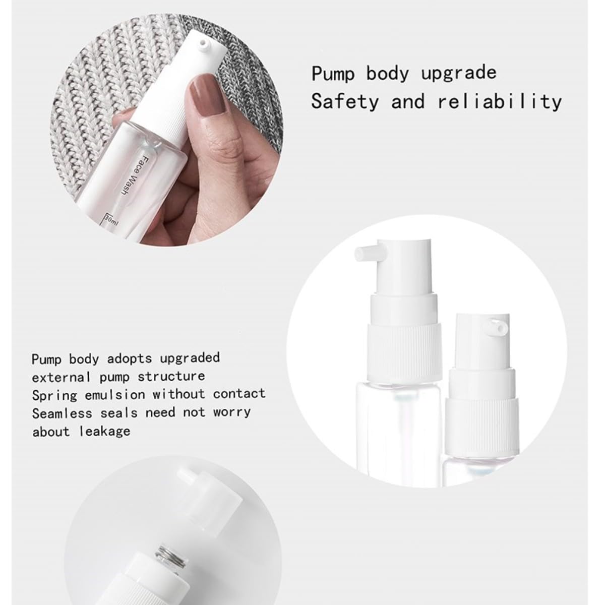 4-in-1 Travel Dispenser Set - Leak-Proof Refillable Shampoo, Lotion & Gel Bottles with Pump for Toiletries, Body Wash & Liquid Creams | Portable Storage Bottles for Hair Care & Beauty Essentials (Pink) - Perfect for Air Travel, Gym, Camping & Vacation Toiletry Kits