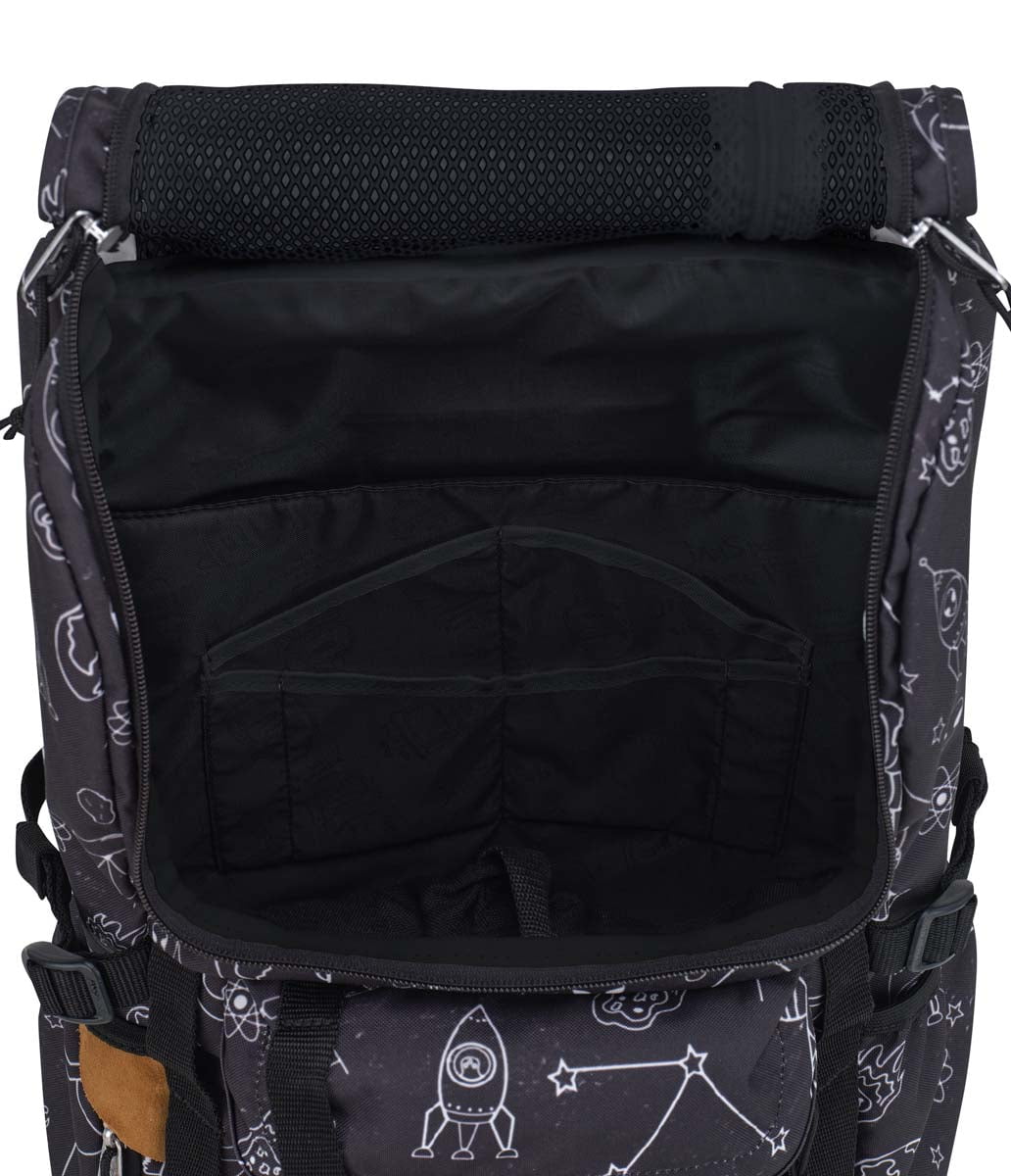 JanSport Hatchet Backpack - Lightweight Durable Laptop Backpack for School & Travel | Cosmic City Design | Perfect for College Students, Commuters & Outdoor Adventures
