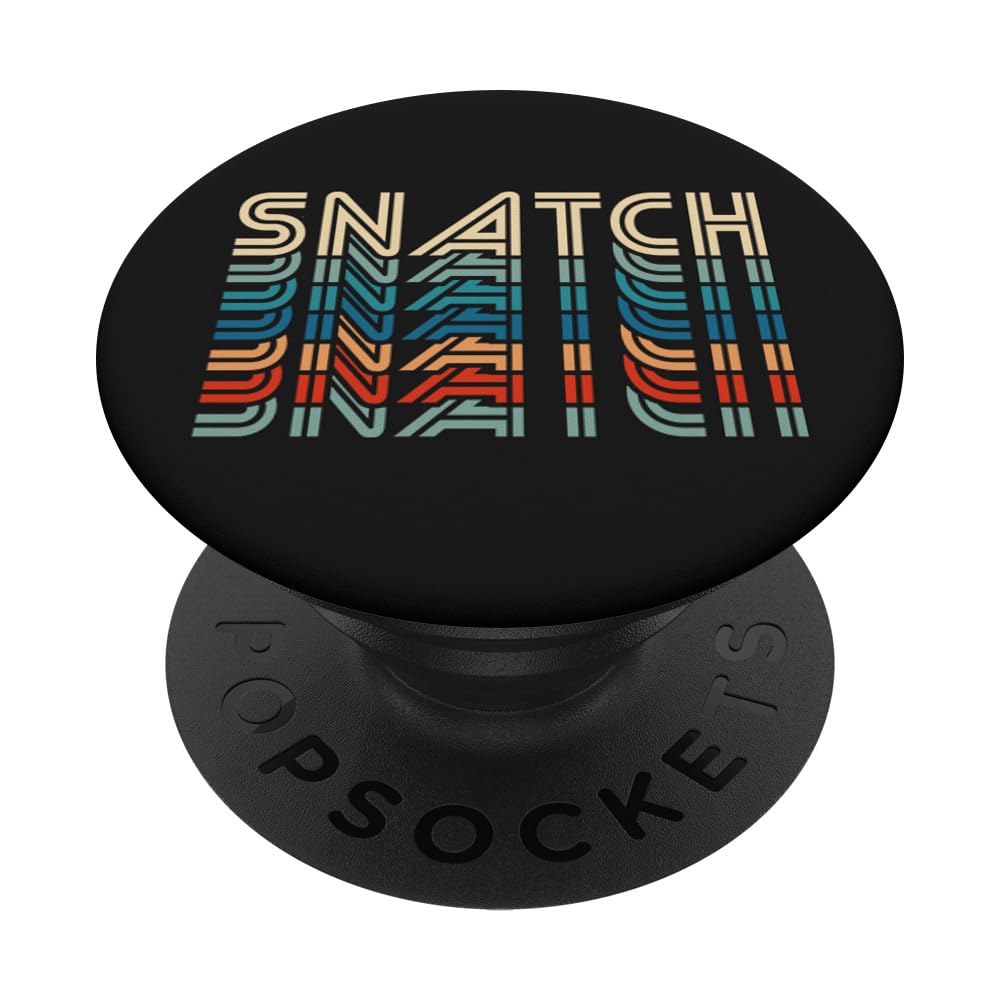 Retro Vintage Funny Fitness Workout Gym Exercise PopSockets - Adhesive PopGrip for Phones - Perfect for Gym, Yoga & Workout Enthusiasts