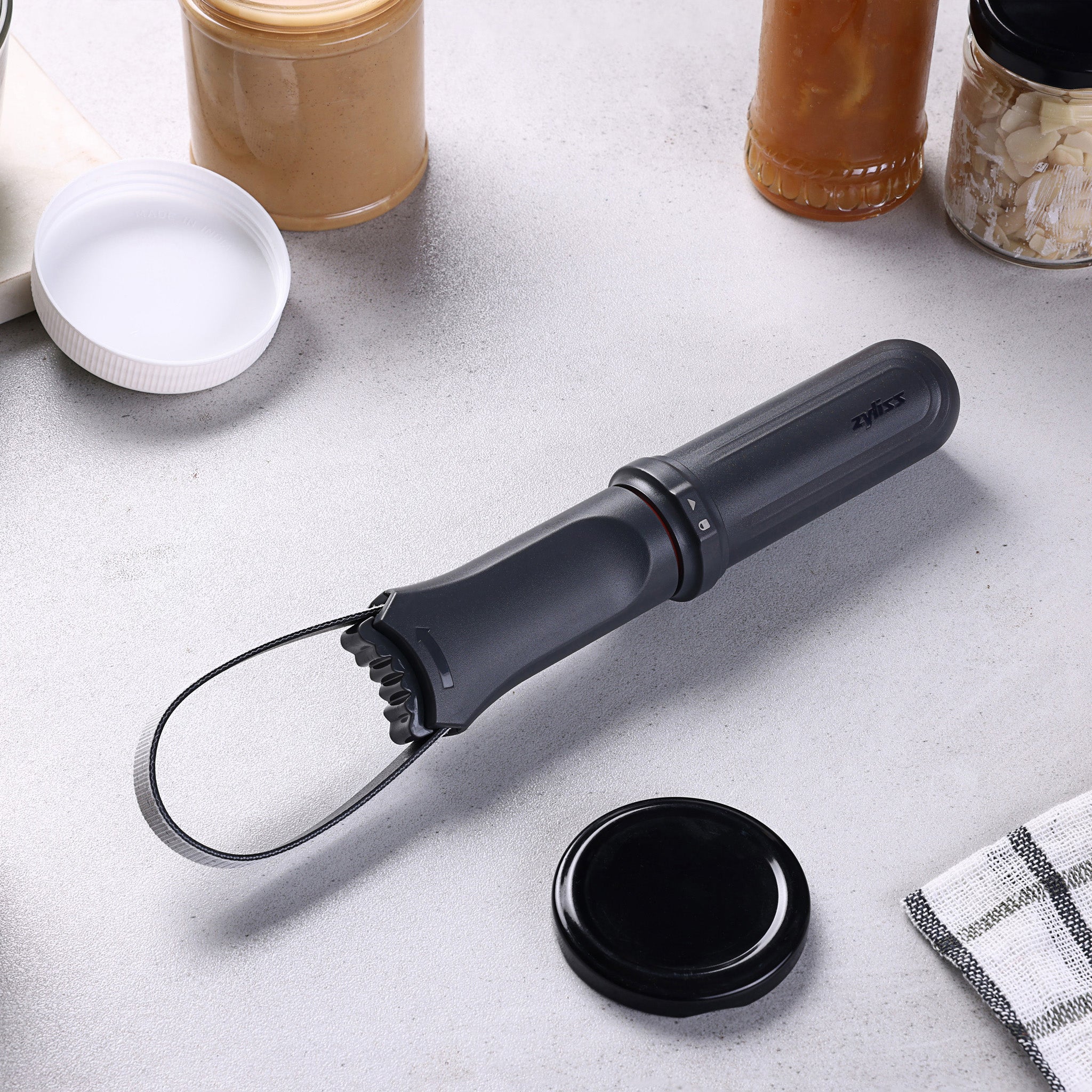 Best Jar Opener for Seniors & Weak Hands - Easy Grip Non-Slip Kitchen Tool for Tight Lids - Perfect for Pickles, Jams & Mason Jars