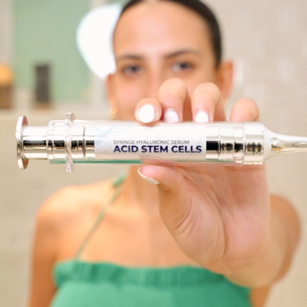 Best Hyaluronic Acid Serum with Stem Cells for Anti-Aging & Hydration - Perfect for Dry Skin & Wrinkle Reduction
