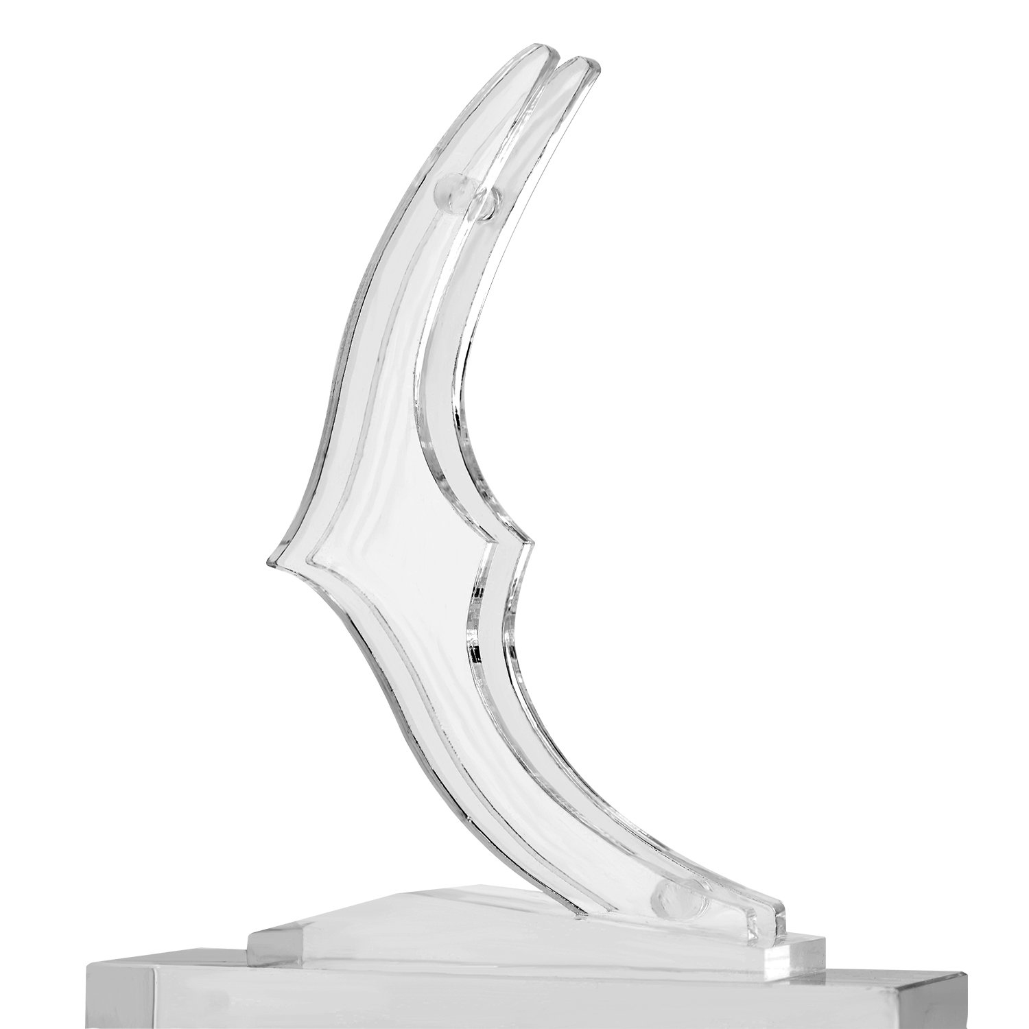 24K Gold Acrylic Rose Display Stand - Long Stem Rose Holder for Home Decor, Wedding Centerpiece, Gift Box Present - Perfect for Christmas, New Year, Valentine's Day & Anniversary Gifts