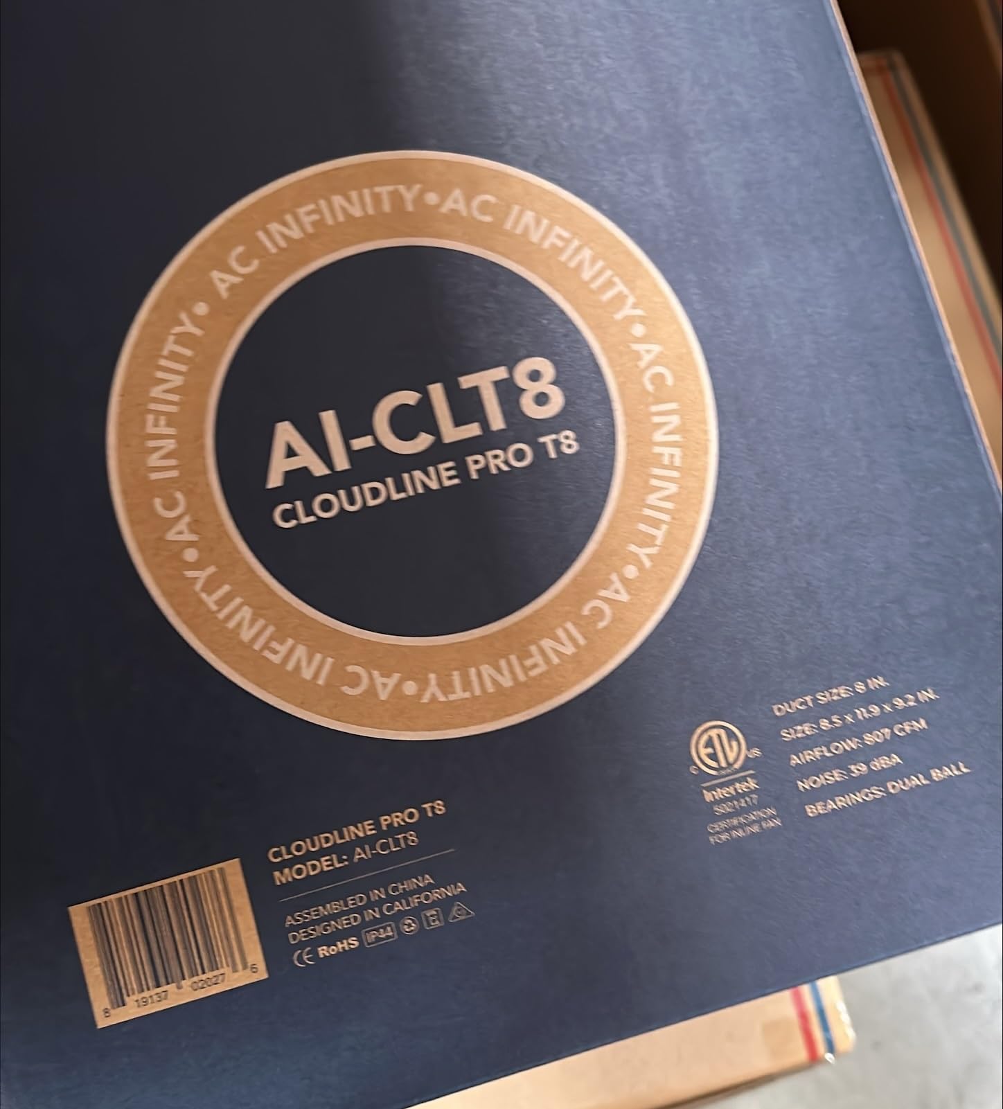 AC Infinity CLOUDLINE PRO T8 - 8