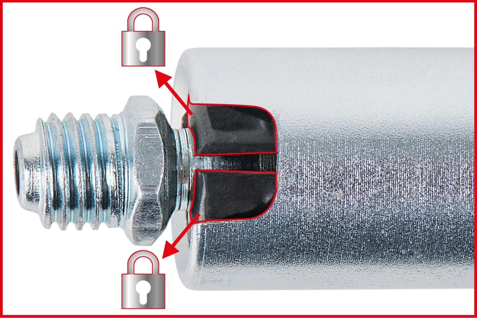 KS Tools 980.1108 Quick Lock Lubricant Fitting - 1/8