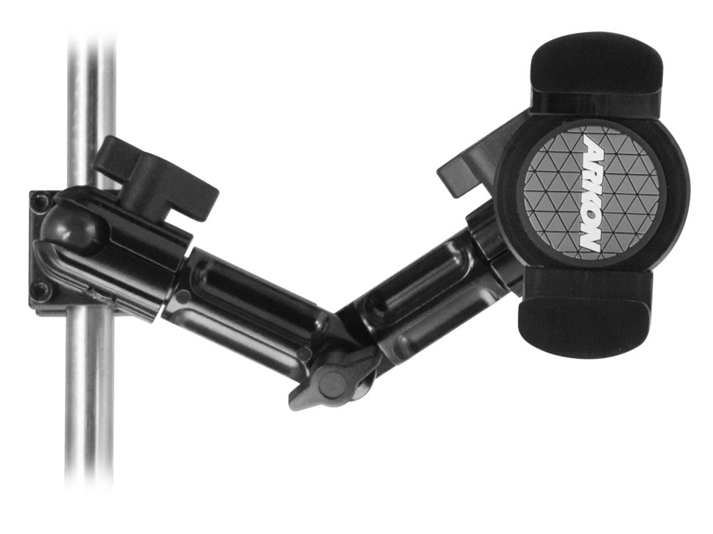ARKON Heavy-Duty Headrest Mount for Car - Multi-Angle Adjustable Tablet Holder with Strong Clamp | Compatible with iPad, iPhone, Samsung Galaxy (7-12 inch Devices) | Perfect for Road Trips, Kids Entertainment & Backseat Movies