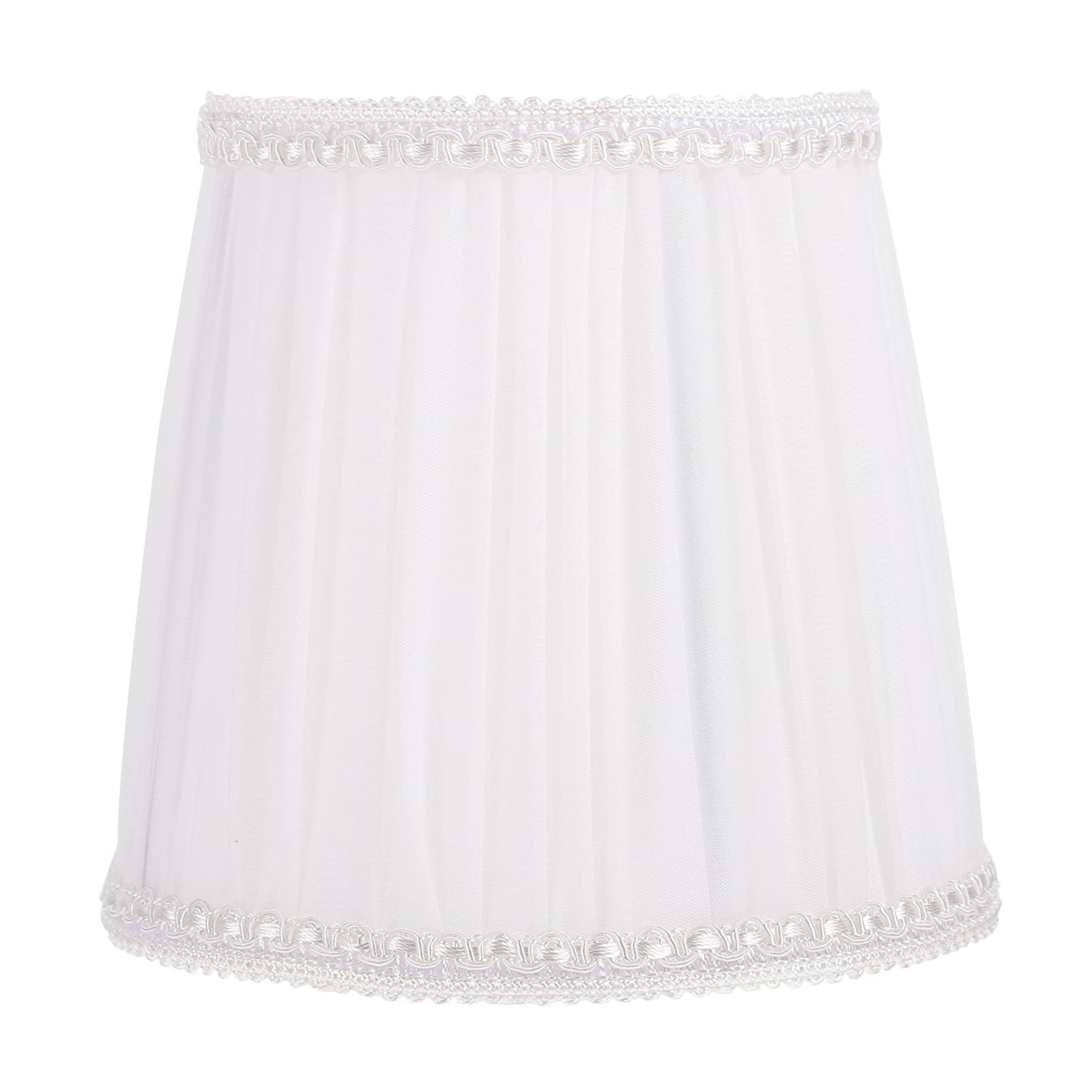 E14 Screw Fabric Chandelier Lamp Shades - Blue Light Bulb Compatible for Wall Lamps, Ceiling Fixtures & Home Decor