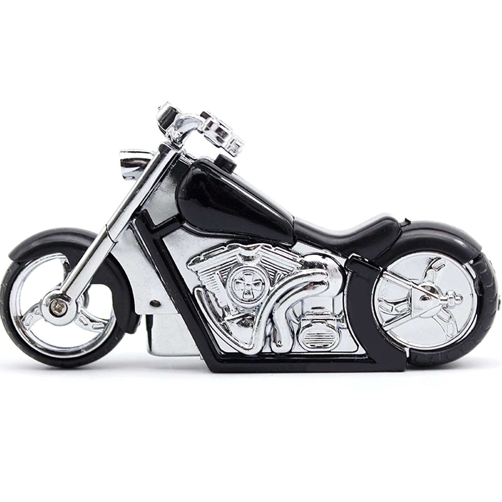 Windproof Butane Torch Lighter - Refillable & Flameless for Smoking, Cigars, Motorcycle Use - Perfect Men's Gift