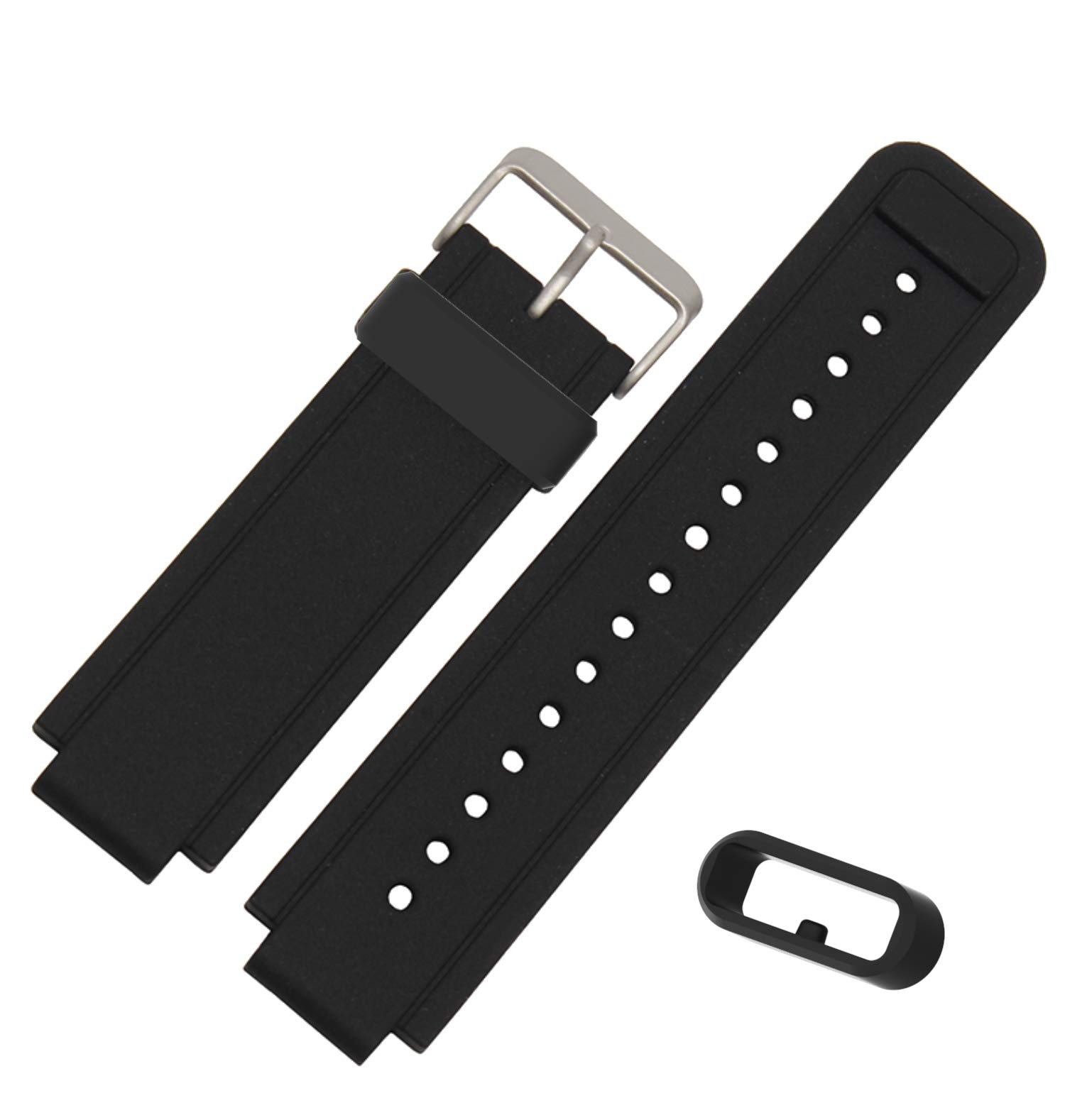 Samsung Galaxy Watch 7/6/5/4/FE Band Fastener Rings - Silicone Replacement Watch Band Loop Holder & Retainer for Galaxy Watch 5 Pro/6/4 Classic/Active 2 - Secure Fit for Workouts & Daily Wear