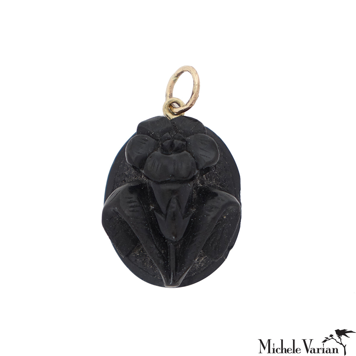 Handmade Carved Bog Wood Flower Charm Pendant - Perfect for Jewelry Making, DIY Crafts, and Unique Gifts
