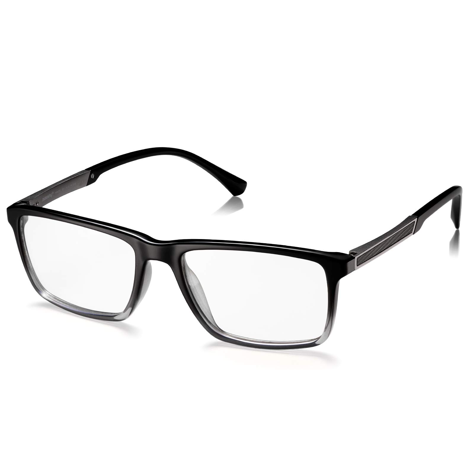 Blue Light Blocking Computer Glasses for Men & Women - Anti Eyestrain Gaming Glasses with UV Filter & Stylish Acetate Frame - Perfect for Office Work, Gaming & Screen Time Protection