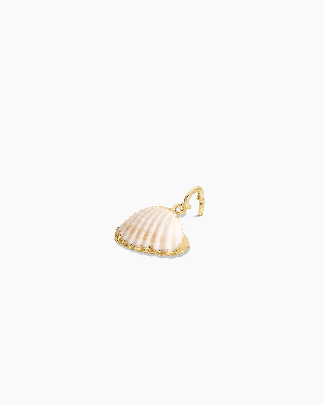 Scallop Shell Parker Charm - Elegant Jewelry for Women, Perfect for Beach Weddings, Summer Outfits & Boho Style Accessories