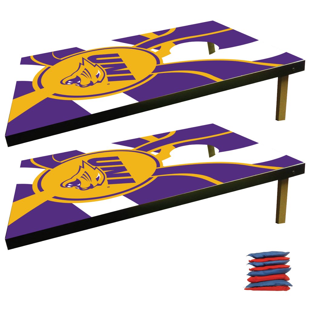 University of Northern Iowa Cornhole Bag Toss Game Set - Premium Outdoor Tailgating & Backyard Party Game for Adults & Kids - Perfect for College Sports Events, BBQs, and Family Gatherings