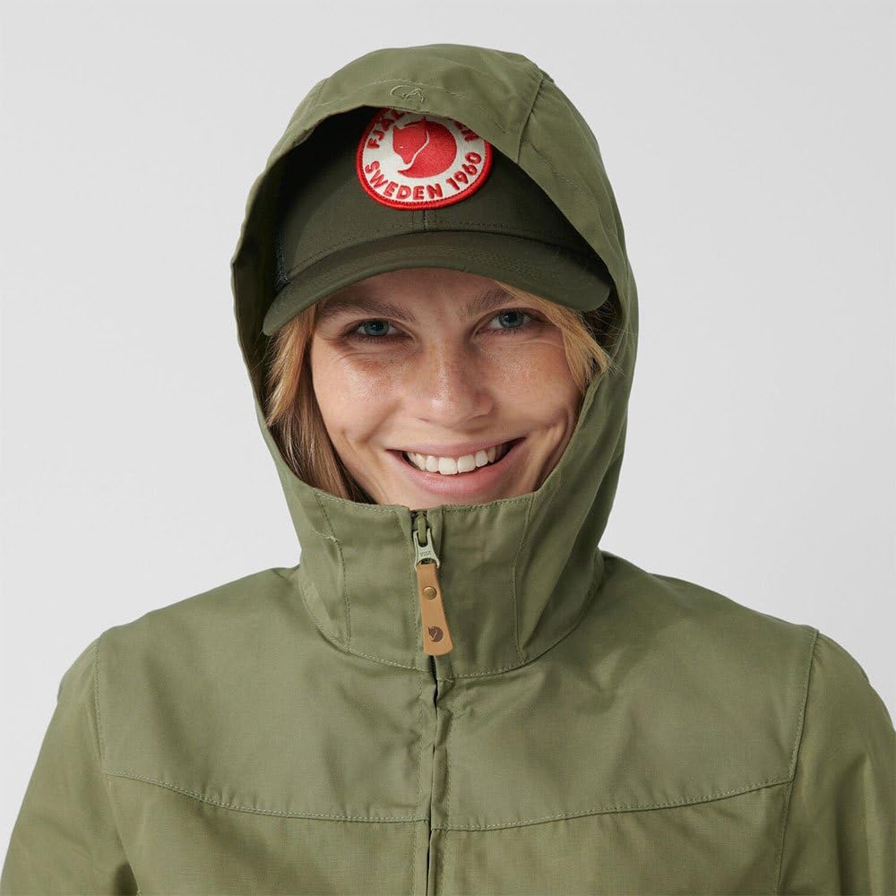 Fjallraven Stina Jacket for Women - Waterproof Outdoor Windbreaker with Hood - Perfect for Hiking, Camping & Travel