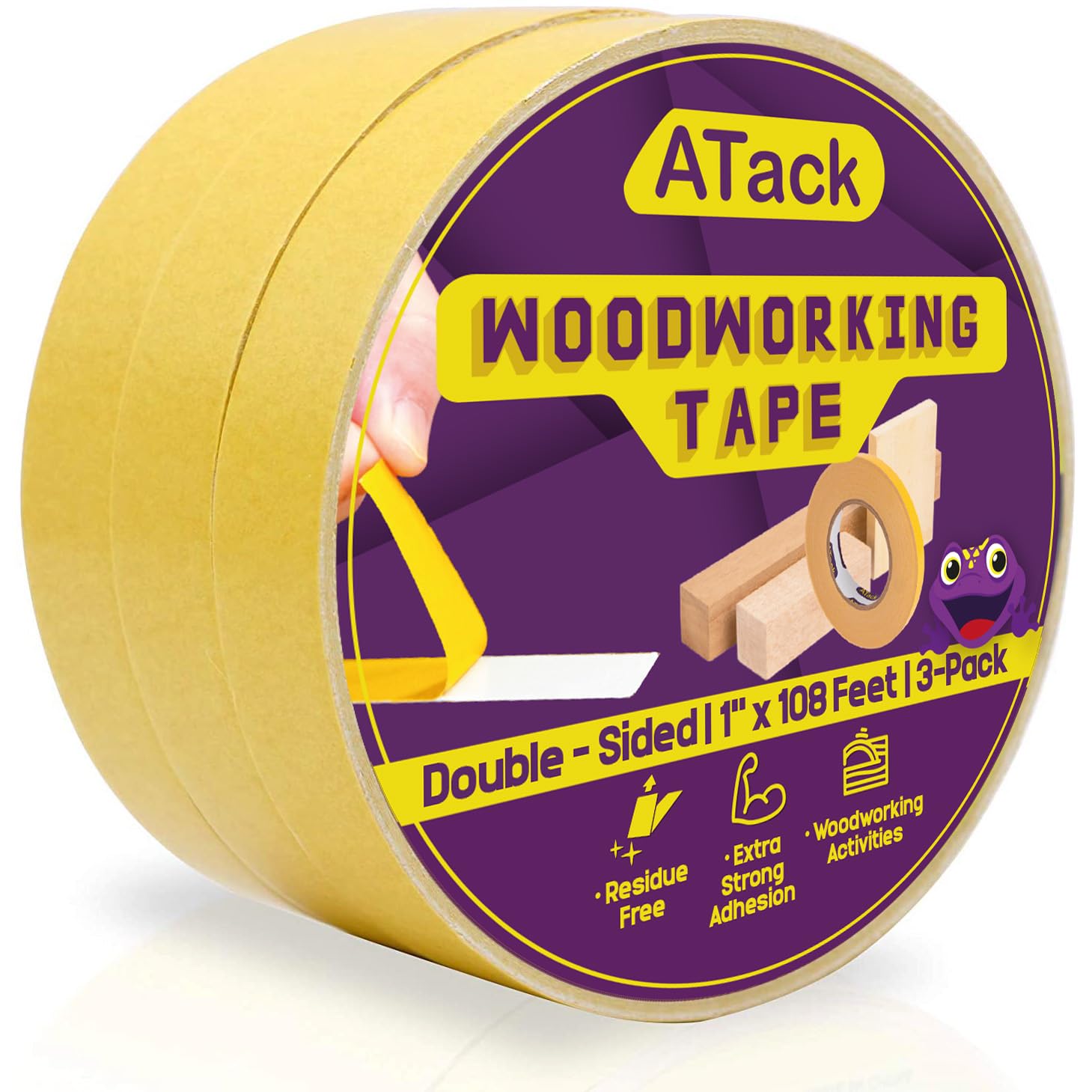 ATack Double-Sided Woodworking Tape 1