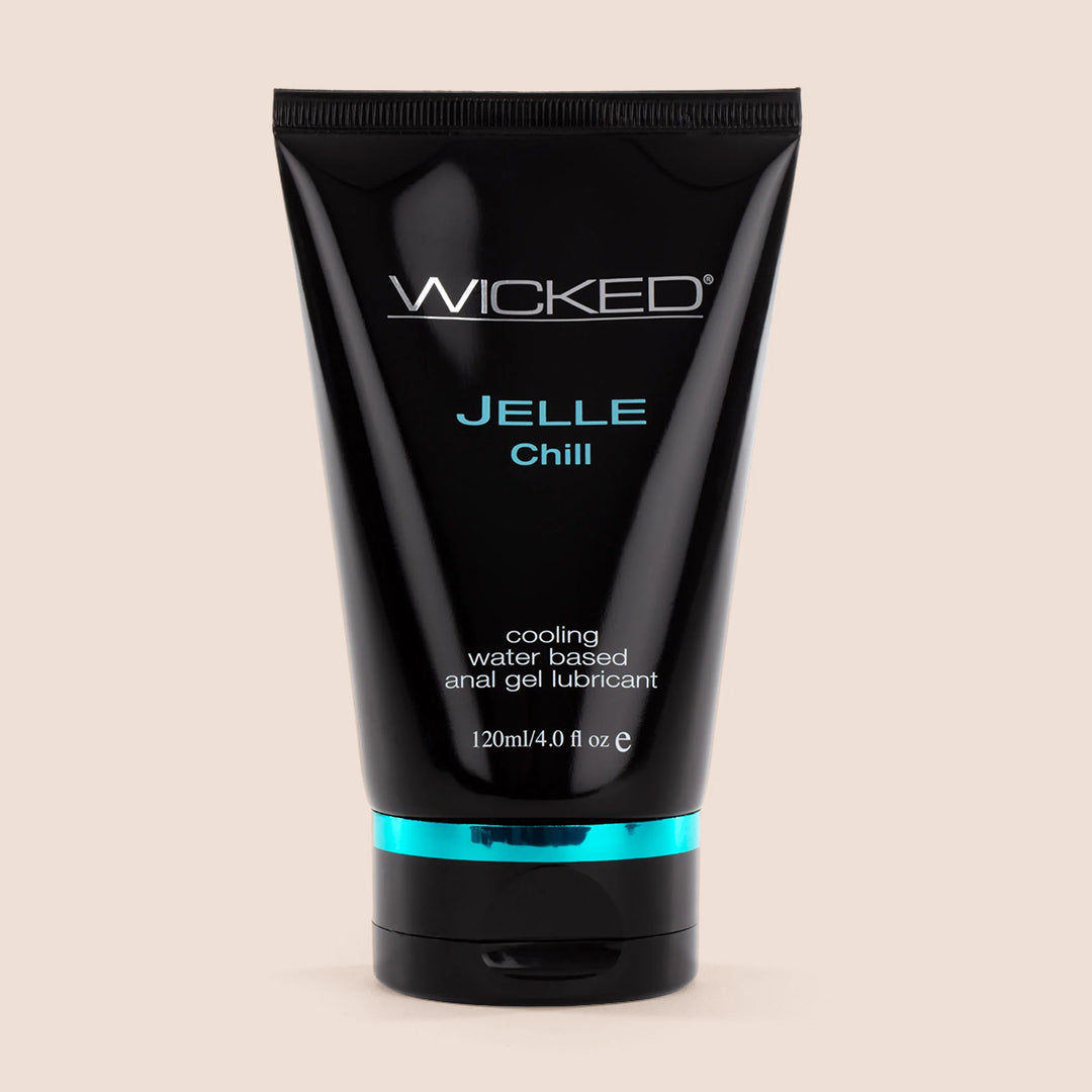 Wicked Jelle Chill Cooling Lubricant - Extra Thick Water-Based Personal Lube for Enhanced Sensation & Comfort | Perfect for Couples, Massage & Intimate Moments