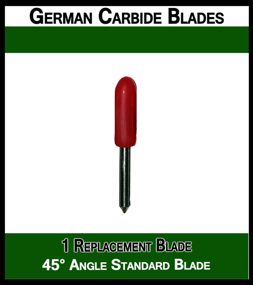 Premium German Carbide Replacement Cutting Blades for Craft Cutting Machines - Compatible with Cricut Explore Air 2, Maker & Refine Cutters - Durable Standard Cut Blades for DIY Scrapbooking, Vinyl Decals & Paper Crafts