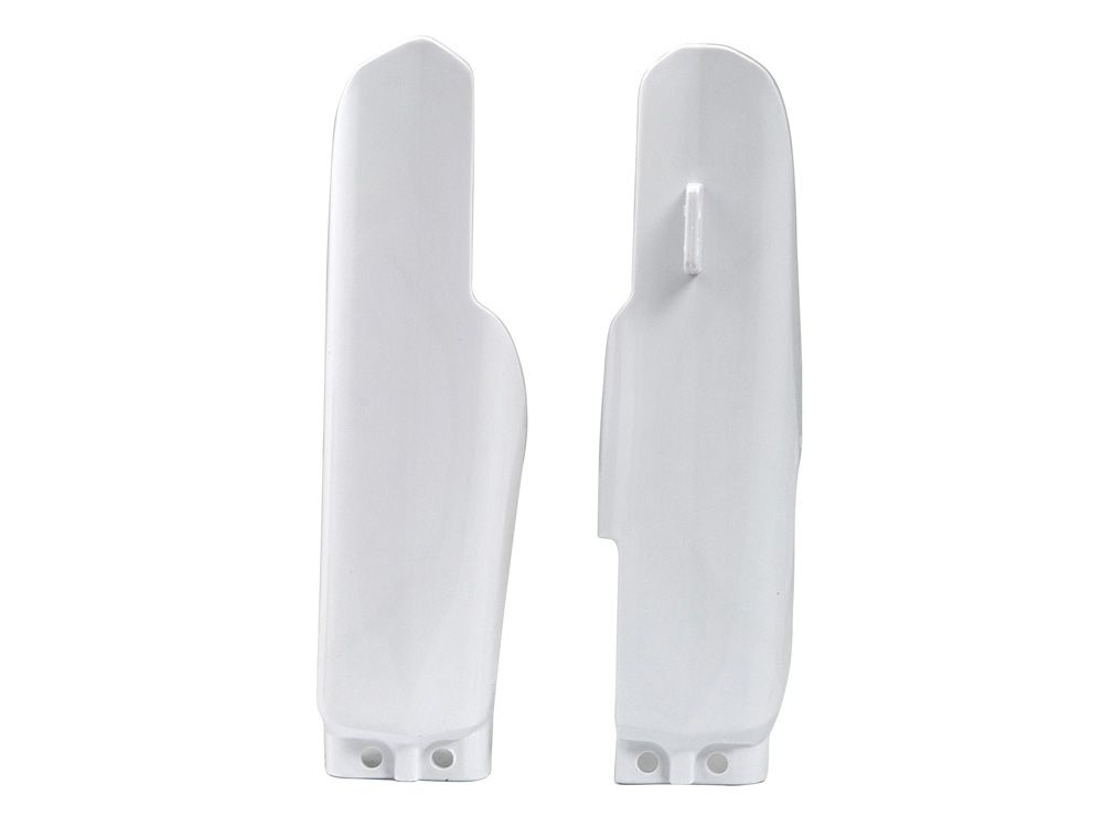 Fork Protectors & Guards - RTECH RM85 03 21 White - Durable Motorcycle Fork Covers for Protection & Style - Perfect for Harley, Honda, Yamaha & More Bikes