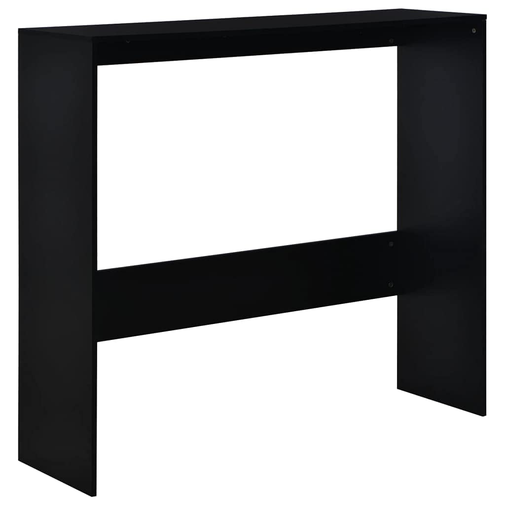 Rectangular Bistro Bar Table with 2 Black Table Tops - 51.18