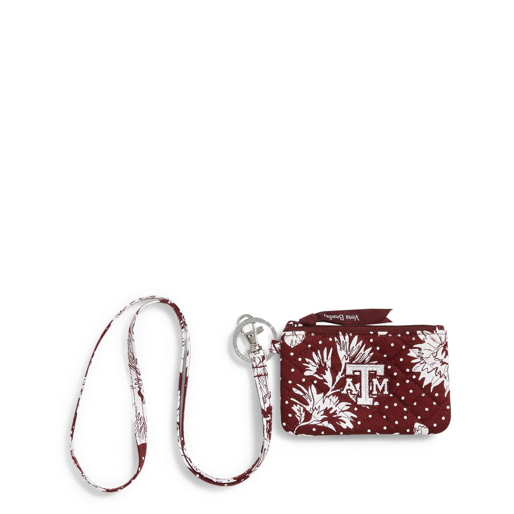 Custom Collegiate Zip ID Lanyard with Keychain - Durable School ID Badge Holder for Students, Teachers & Staff - Perfect for Campus, Work & Events