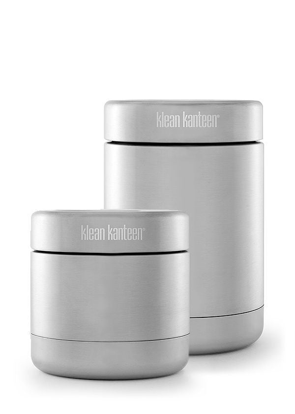 Klean Kanteen Vacuum Insulated Stainless Steel Food Storage Containers Set - BPA Free, Leak Proof Lunch Box for Meal Prep, Camping & Office Use