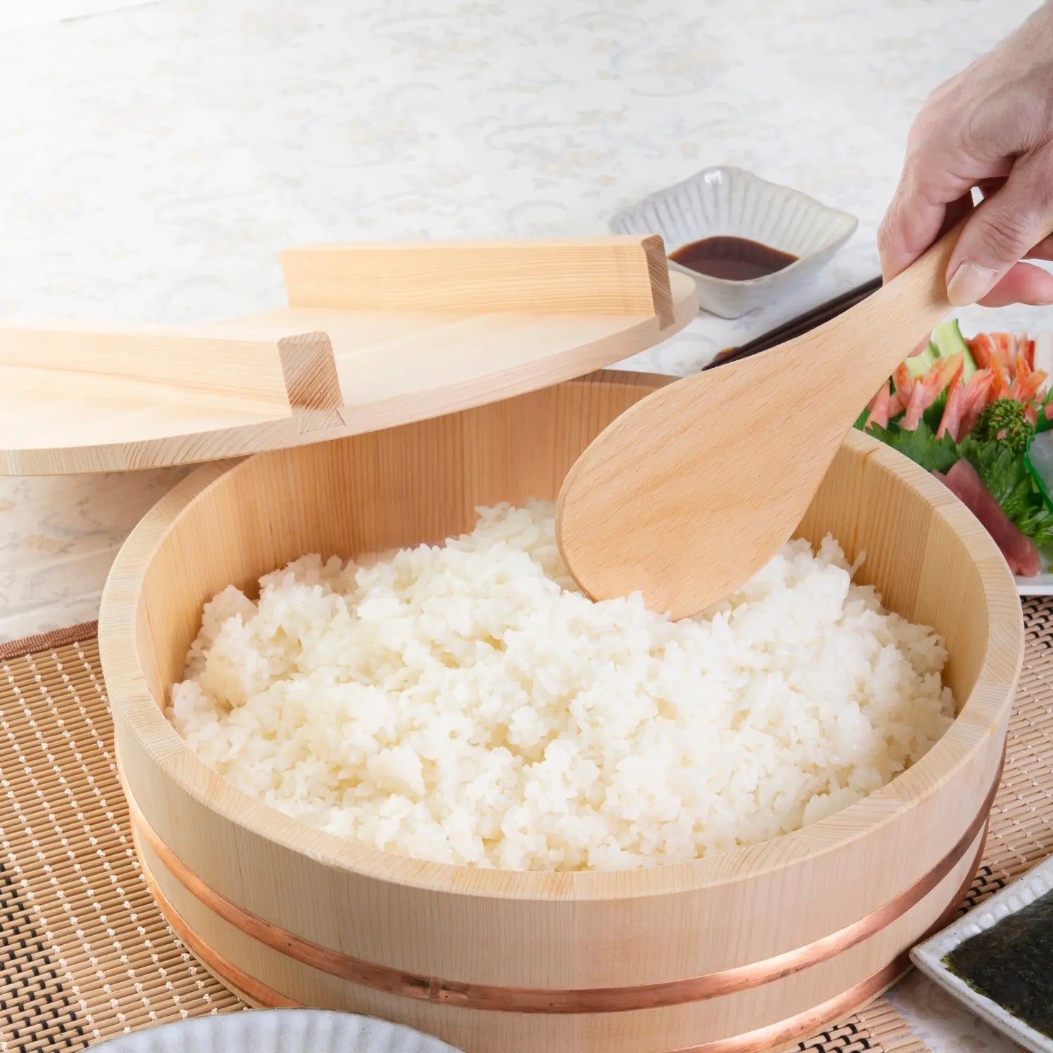 Premium EBM Miyajima Beech Wood Spatula - Natural Kitchen Utensil for Cooking, Baking & Serving - Ideal for Non-Stick Pans, Stirring, Flipping & Spreading