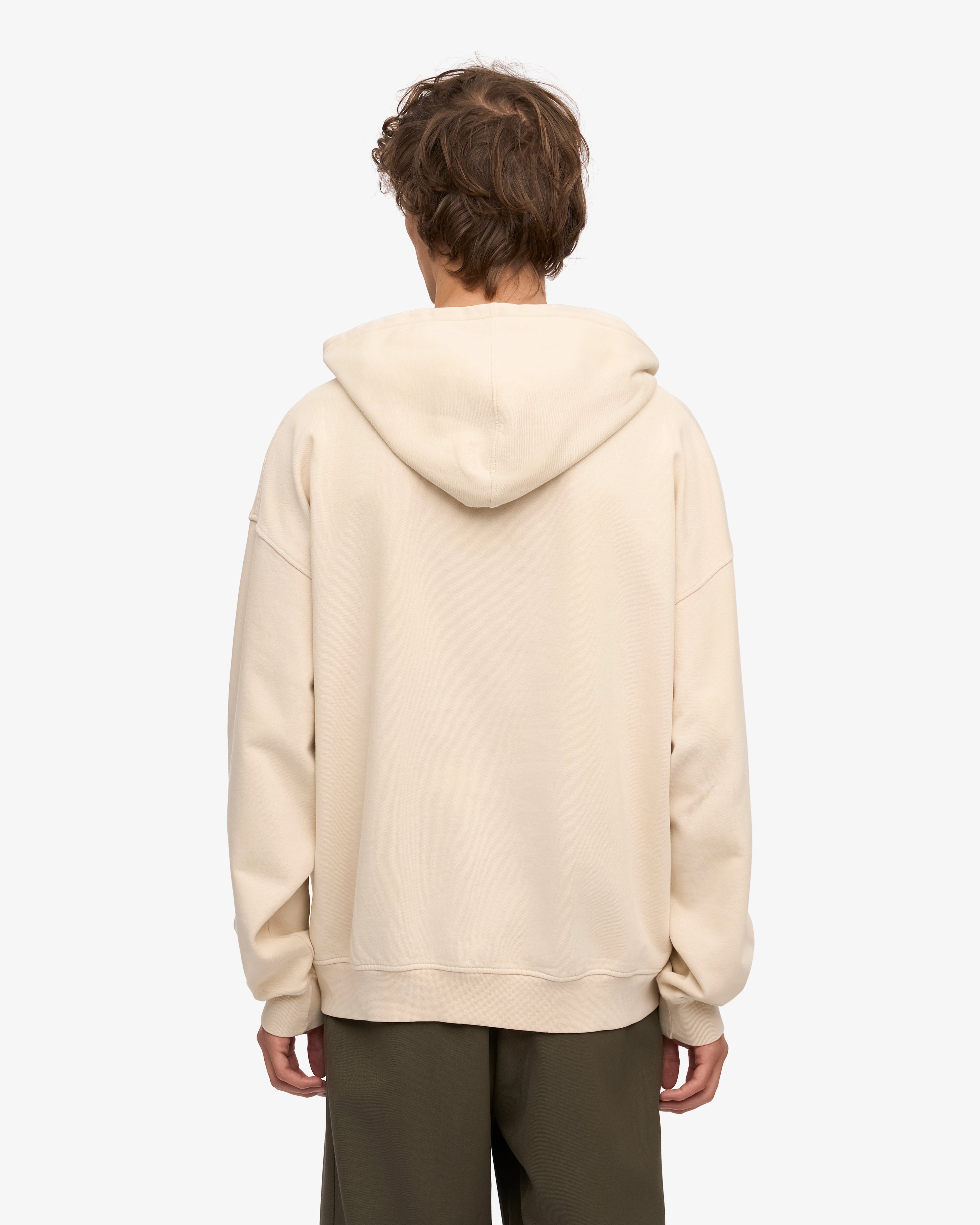 Organic Oversized Hoodie - Ivory White | Soft & Cozy Unisex Pullover for Men & Women | Perfect for Casual Wear, Lounging & Outdoor Activities