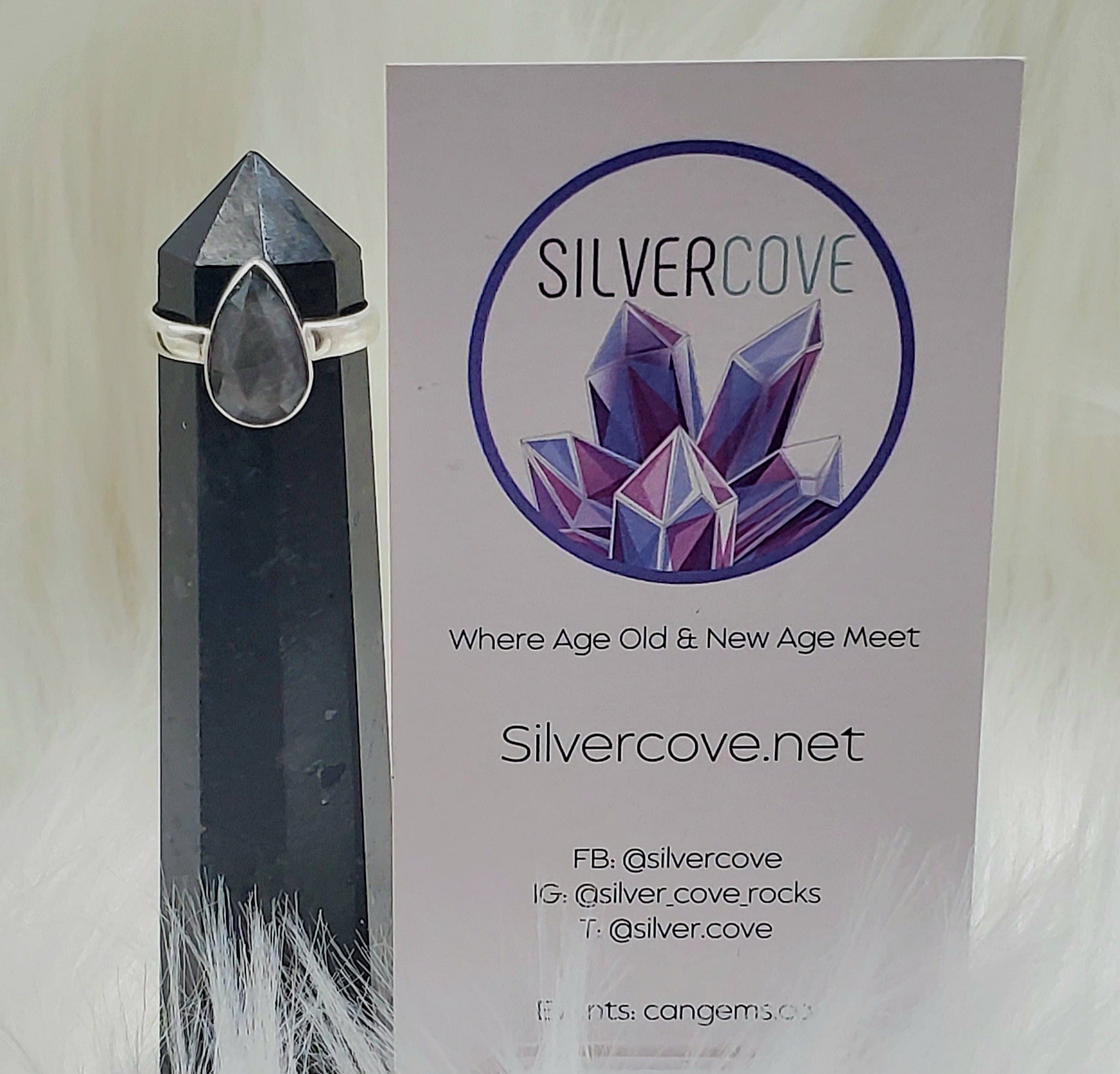 Exquisite Canadian Sapphire Ring in .925 Sterling Silver - Size 7.25 - Perfect for Engagement, Anniversary & Special Occasions
