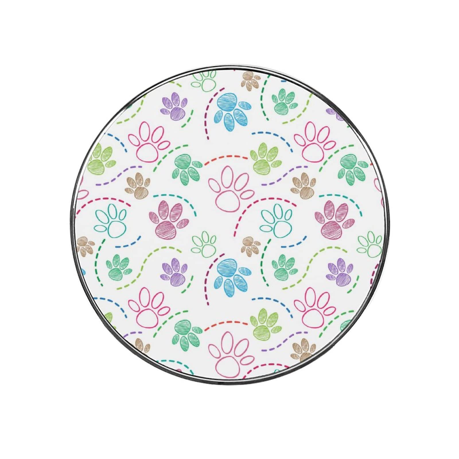 Colorful Paws Refrigerator Magnets - Fun Kitchen & Whiteboard Decor for Home, Office, Dorm - Perfect for Fridge Organization & Memo Display