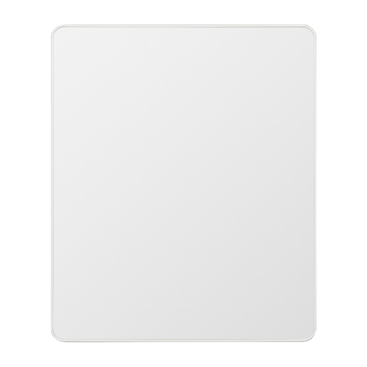 Flynn Curve Rectangle Mirror - Bright White Wall Mirror for Bathroom, Bedroom & Living Room Decor | Modern & Stylish Home Accent