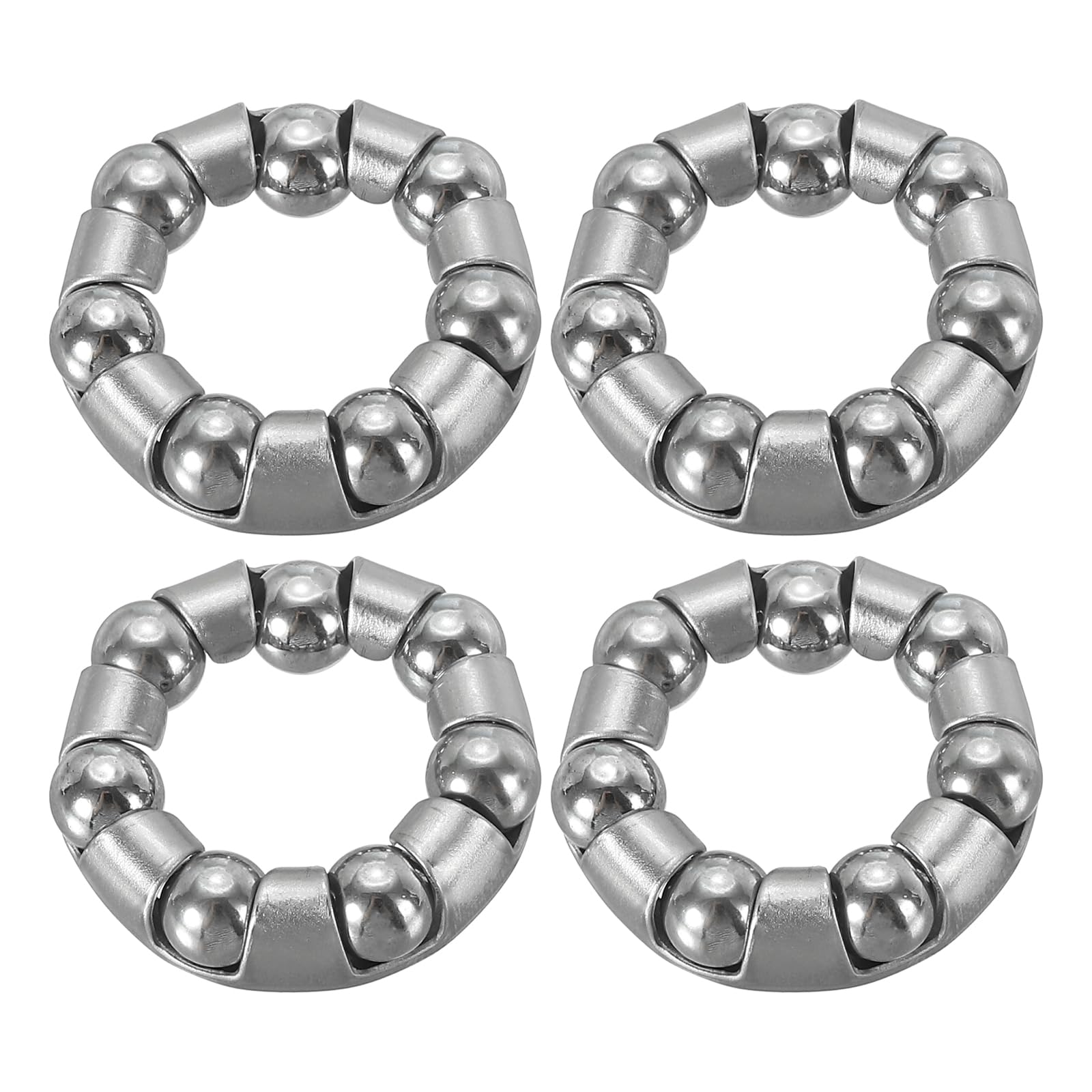PATIKIL Stainless Steel Bike Ball Crank Bearing - Durable Bicycle Bearings Replacement for Front & Rear Wheels | Perfect for Bike Repair, Maintenance & DIY Cycling Accessories