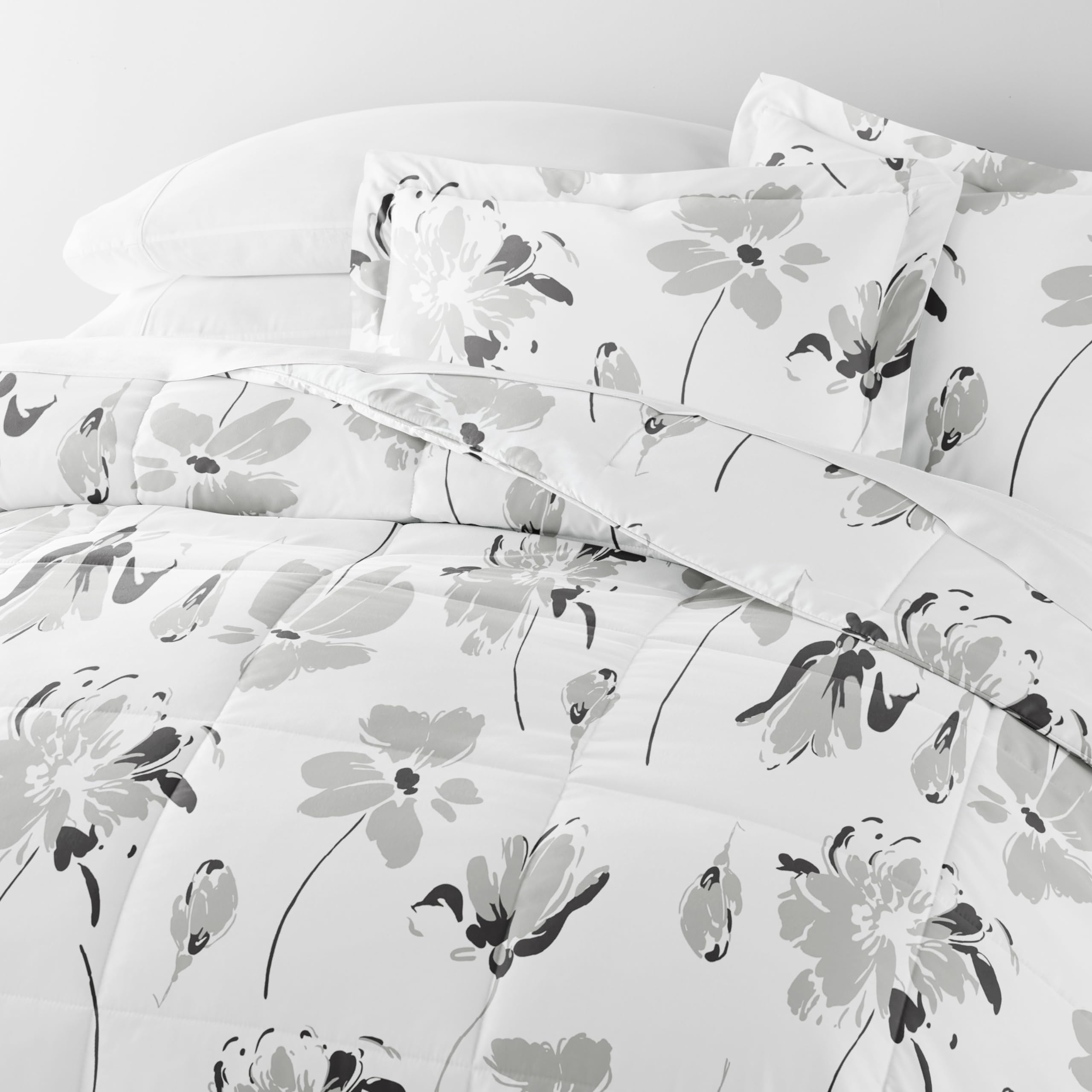 Premium Queen Size Linen Comforter Set (3-Piece) - Ultra Soft & Lightweight Down Alternative Bedding for Luxury Comfort - Includes Comforter & 2 Pillow Shams - Perfect for Master Bedrooms, Guest Rooms & Cozy Home Decor